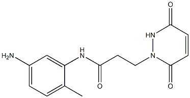 N-(5-amino-2-methylphenyl)-3-(3,6-dioxo-3,6-dihydropyridazin-1(2H)-yl)propanamide