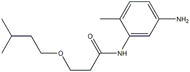 N-(5-amino-2-methylphenyl)-3-(3-methylbutoxy)propanamide
