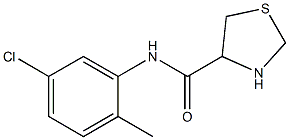 N-(5-chloro-2-methylphenyl)-1,3-thiazolidine-4-carboxamide Struktur