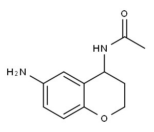 N-(6-amino-3,4-dihydro-2H-1-benzopyran-4-yl)acetamide