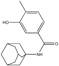 N-(adamantan-1-yl)-3-hydroxy-4-methylbenzamide Struktur