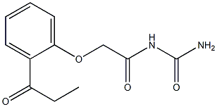 N-(aminocarbonyl)-2-(2-propionylphenoxy)acetamide