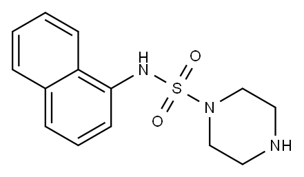 N-(naphthalen-1-yl)piperazine-1-sulfonamide Structure