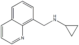 N-(quinolin-8-ylmethyl)cyclopropanamine Structure