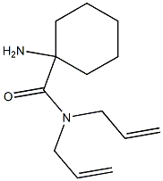 N,N-diallyl-1-aminocyclohexanecarboxamide Structure