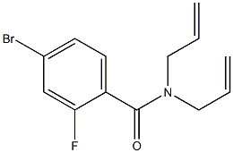 N,N-diallyl-4-bromo-2-fluorobenzamide Structure