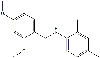 N-[(2,4-dimethoxyphenyl)methyl]-2,4-dimethylaniline,,结构式