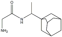 N-[1-(1-adamantyl)ethyl]-2-aminoacetamide Struktur