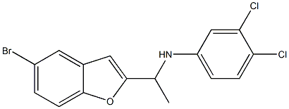 N-[1-(5-bromo-1-benzofuran-2-yl)ethyl]-3,4-dichloroaniline