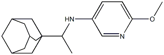 N-[1-(adamantan-1-yl)ethyl]-6-methoxypyridin-3-amine Struktur