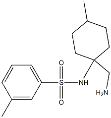 N-[1-(aminomethyl)-4-methylcyclohexyl]-3-methylbenzene-1-sulfonamide