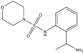 N-[2-(1-aminoethyl)phenyl]morpholine-4-sulfonamide