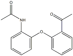 N-[2-(2-acetylphenoxy)phenyl]acetamide Structure