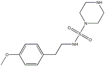 N-[2-(4-methoxyphenyl)ethyl]piperazine-1-sulfonamide|