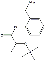 N-[2-(aminomethyl)phenyl]-2-(tert-butoxy)propanamide Structure