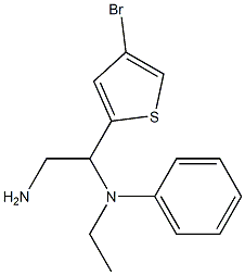 N-[2-amino-1-(4-bromothiophen-2-yl)ethyl]-N-ethylaniline