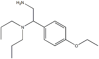 N-[2-amino-1-(4-ethoxyphenyl)ethyl]-N,N-dipropylamine Structure