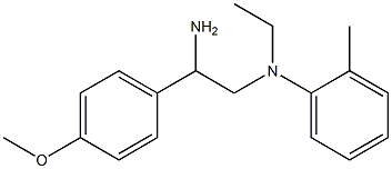  N-[2-amino-2-(4-methoxyphenyl)ethyl]-N-ethyl-2-methylaniline