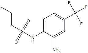 N-[2-amino-4-(trifluoromethyl)phenyl]propane-1-sulfonamide Structure