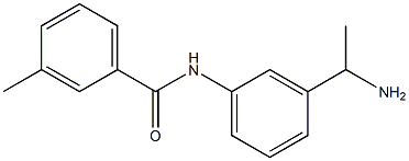 N-[3-(1-aminoethyl)phenyl]-3-methylbenzamide