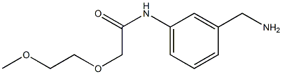 N-[3-(aminomethyl)phenyl]-2-(2-methoxyethoxy)acetamide