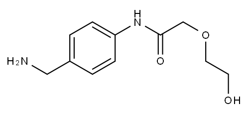 N-[4-(aminomethyl)phenyl]-2-(2-hydroxyethoxy)acetamide