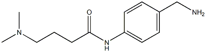  N-[4-(aminomethyl)phenyl]-4-(dimethylamino)butanamide