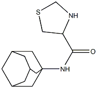 N-1-adamantyl-1,3-thiazolidine-4-carboxamide Struktur