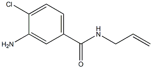 N-allyl-3-amino-4-chlorobenzamide 结构式