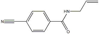 N-allyl-4-cyanobenzamide 结构式