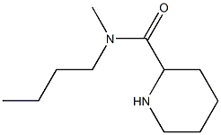 N-butyl-N-methylpiperidine-2-carboxamide,,结构式