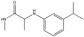  N-methyl-2-{[3-(propan-2-yl)phenyl]amino}propanamide