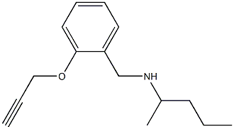 pentan-2-yl({[2-(prop-2-yn-1-yloxy)phenyl]methyl})amine