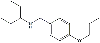 pentan-3-yl[1-(4-propoxyphenyl)ethyl]amine