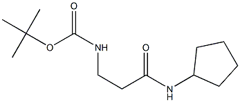 tert-butyl 3-(cyclopentylamino)-3-oxopropylcarbamate