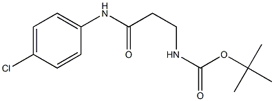 tert-butyl 3-[(4-chlorophenyl)amino]-3-oxopropylcarbamate