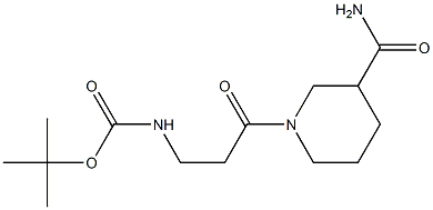 tert-butyl 3-[3-(aminocarbonyl)piperidin-1-yl]-3-oxopropylcarbamate