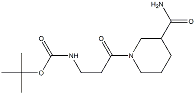  tert-butyl 3-[3-(aminocarbonyl)piperidin-1-yl]-3-oxopropylcarbamate