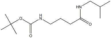 tert-butyl 4-(isobutylamino)-4-oxobutylcarbamate