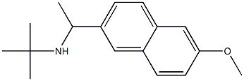 tert-butyl[1-(6-methoxynaphthalen-2-yl)ethyl]amine Structure