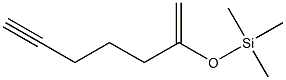 Silane,  trimethyl[(1-methylene-5-hexyn-1-yl)oxy]- Struktur
