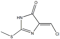 4H-Imidazol-4-one,  5-(chloromethylene)-3,5-dihydro-2-(methylthio)-|