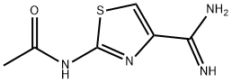 Acetamide,  N-[4-(aminoiminomethyl)-2-thiazolyl]- Structure