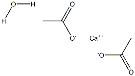 CALCIUM ACETATE MONOHYDRATE extrapure AR Struktur