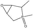 6-Oxa-3-phosphabicyclo[3.1.0]hexane,  2,3-dimethyl-,  3-oxide 化学構造式