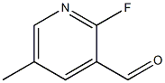2-Fluoro-3-formyl-5-methylpyridine Structure
