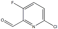 2-氯-5-氟吡啶-6-甲醛,,结构式