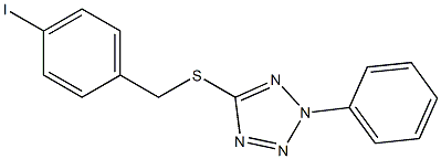 4-iodobenzyl 2-phenyl-2H-tetraazol-5-yl sulfide|