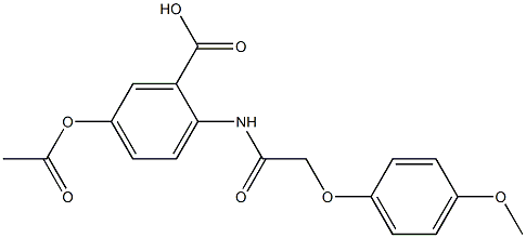 5-(acetyloxy)-2-{[(4-methoxyphenoxy)acetyl]amino}benzoic acid