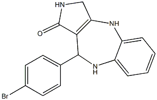  10-(4-bromophenyl)-3,4,9,10-tetrahydropyrrolo[3,4-b][1,5]benzodiazepin-1(2H)-one